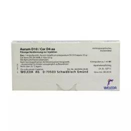 AURUM D 10/Cor D 4 aa ampulas, 8X1 ml