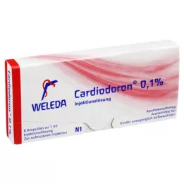 CARDIODORON 0,1% injekciju šķīdums, 8X1 ml