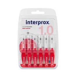 INTERPROX minikonisks sarkans Interdentalb.Blis., 6 gab