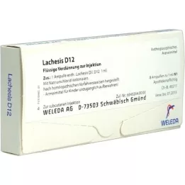 LACHESIS D 12 ampulas, 8X1 ml
