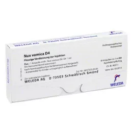 NUX VOMICA D 4 ampulas, 8X1 ml