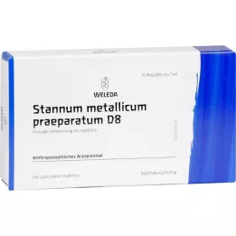 STANNUM METALLICUM praeparatum D 8 ampulas, 8X1 ml