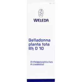 BELLADONNA PLANTA kopā Rh D 10 Atšķaidījums, 20 ml