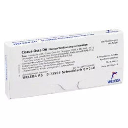CISSUS-OSSA D 6 ampulas, 8X1 ml