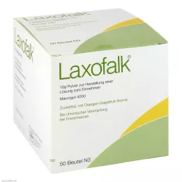 LAXOFALK 10 g pulveris šķīduma pagatavošanai iekšķīgai lietošanai, 50 gab