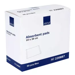 SAUGKOMPRESSEN nesterils 10x20 cm 400 g/m, 50 gab