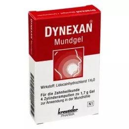 DYNEXAN Mutes gēla cilindru ampulas, 4X1,7 g