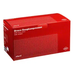 Sterilas absorbējošas kompreses 10x20cm, 25 gab