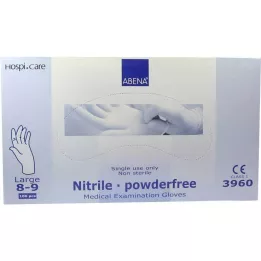 NITRIL Cimdi bez pūdera, lieli, 100 gab