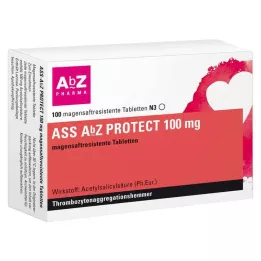 ASS AbZ PROTECT 100 mg zarnās šķīstošās tabletes, 100 gab