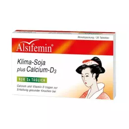 ALSIFEMIN Climate-Soja plus Calcium D3 tabletes, 30 gab