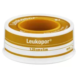 LEUKOPOR 1,25 cmx5 m, 1 gab