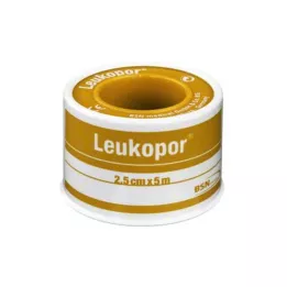 LEUKOPOR 2,5 cmx5 m, 1 gab
