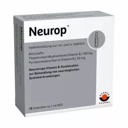 NEUROP Injekciju šķīduma ampulas, 10X1 ml