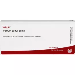 FERRUM SULFUR sast. ampulas, 10X1 ml