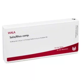 SALIX/RHUS sast. ampulas, 10X1 ml
