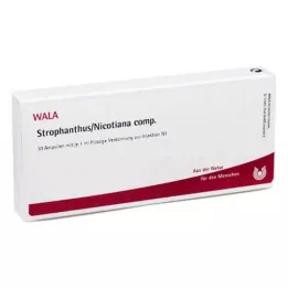 STROPHANTHUS/NICOTIANA sast. ampulas, 10X1 ml
