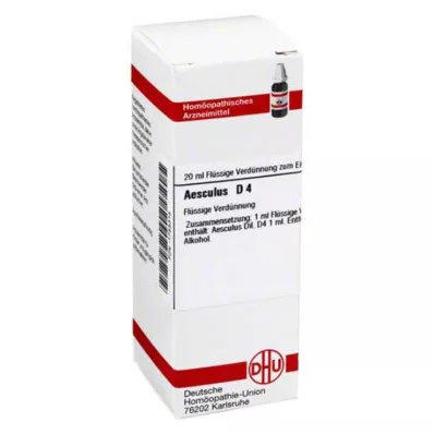 AESCULUS D 4 Atšķaidījums, 20 ml AESCULUS D 4 Atšķaidījums, 20 ml
