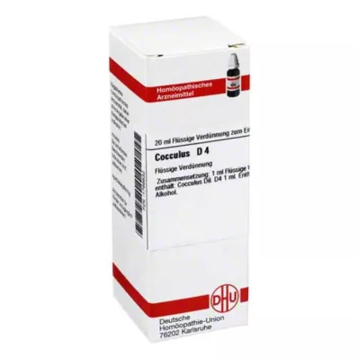 COCCULUS D 4 Atšķaidījums, 20 ml