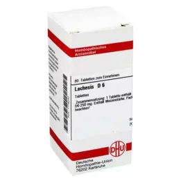 LACHESIS D 6 tabletes, 80 gab