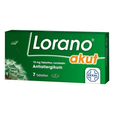 LORANO akūtas tabletes, 7 gab