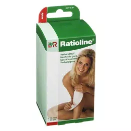 RATIOLINE akūtā marle 10 cmx2 m sarullēta, 1 gab