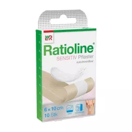 RATIOLINE jutīgs brūču pārsējs 6 cmx1 m, 1 gab