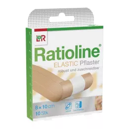 RATIOLINE elastīgs brūču pārsējs 8 cmx1 m, 1 gab