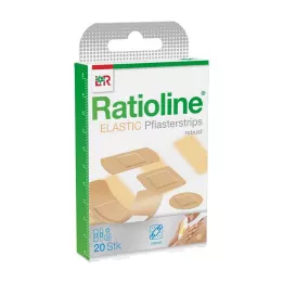 RATIOLINE elastīgās ģipša sloksnes 4 izmēros, 20 gab