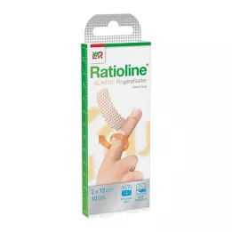 RATIOLINE elastīgais pirkstu pārsējs 2x12 cm, 10 gab