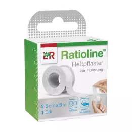 RATIOLINE akūts lipīgais apmetums 2,5 cmx5 m, 1 gab