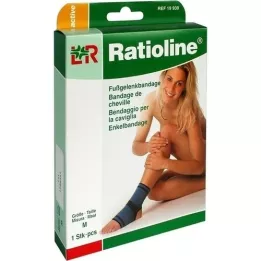 RATIOLINE aktīvā potītes pārsējs M izmērs, 1 gab