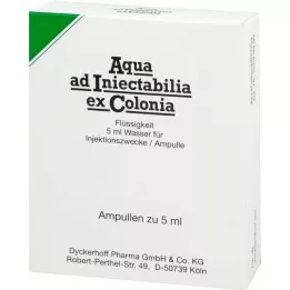 AQUA AD iniectabilia ex Colonia ampulas, 10X5 ml