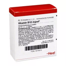 VITAMIN B12 INJEEL ampulas, 10 gab