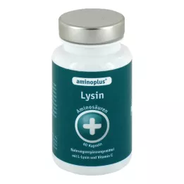 AMINOPLUS Lizīna plus C vitamīna kapsulas, 60 gab