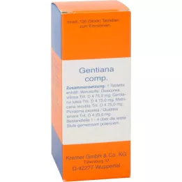 GENTIANA COMP.Tabletes, 100 gab