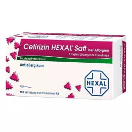 CETIRIZIN HEXAL Sula pret alerģijām, 150 ml