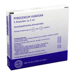 PYROGENIUM HANOSAN Šķīdums injekcijām, 5X2 ml