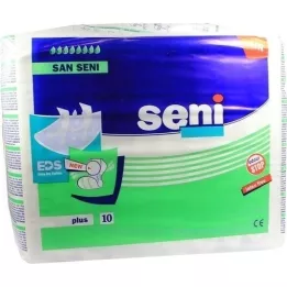 SAN SENI plus anatomiskās veidnes nakts izmērs 3, 10 gab