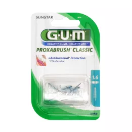 GUM Proxobrush maiņas birstes 0,7 mm egle, 8 gab
