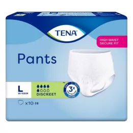 TENA PANTS Discreet L 95-125 cm vienreizējās lietošanas bikses, 10 gab