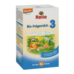 HOLLE Bioloģiskais zīdaiņu papildu piens 3, 600 g