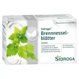 SIDROGA Nātru lapu tējas filtra maisiņi, 20X1,5 g