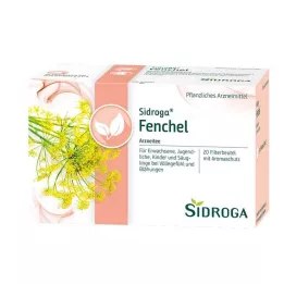 SIDROGA Fenheļa tējas filtru maisiņi, 20X2,0 g