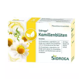 SIDROGA Kumelīšu ziedu tējas filtru maisiņi, 20X1,5 g