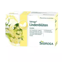 SIDROGA Liepziedu tējas filtra maisiņi, 20X1,8 g