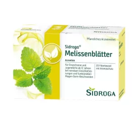 SIDROGA Citronu balzama lapu tējas filtru maisiņi, 20X1,5 g