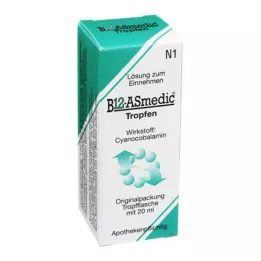 B12 ASMEDIC Pilieni iekšķīgai lietošanai, 20 ml