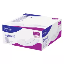 ZETUVIT Absorbējošās kompreses nesterilas 10x20 cm, 30 gab