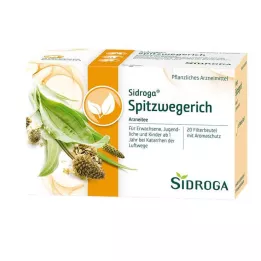 SIDROGA Ribwort plantain tējas filtra maisiņi, 20x1,4 g